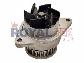 BOMBA DE AGUA ROYALTEK VOLKSWAGEN GOL POLO FOX 1.0 16V / FOX CROSSFOX SURAN GOLF 1.6 8V / POLEA ANGOSTA DE 27 DIENTES --- OEM 036121005H BA535